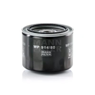 Kuva MANN FILTER WP 914/80 Öljynsuodatin M 24 X 1.5 yhdellä peruutuksenestoventtiilillä Ruuvattava suodatin TOYOTA: Corolla VII Sedan, Carina 2 Limousine