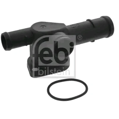 Kuva FEBI BILSTEIN 48365 Jäähdytysnesteen Laippa Muovi Tiivisteillä VOLKSWAGEN: Passat B6 Variant, Sedan, New Beetle Hatchback
