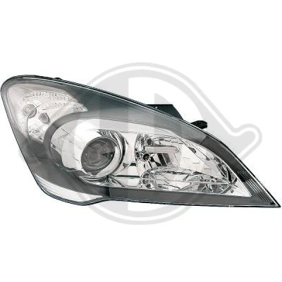 Kuva DIEDERICHS 6553180 Ajovaloumpio Oikea H7, H7/H1, H1 KIA: cee‘d I Farmari, Hatchback