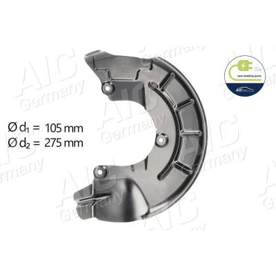 Kuva AIC 56069 Jarrukilpi Etuakseli, oikea SKODA: Roomster, Fabia 2, I Hatchback, SEAT: Ibiza 3, 4 Sportcoupe, VOLKSWAGEN: Polo IV Hatchback