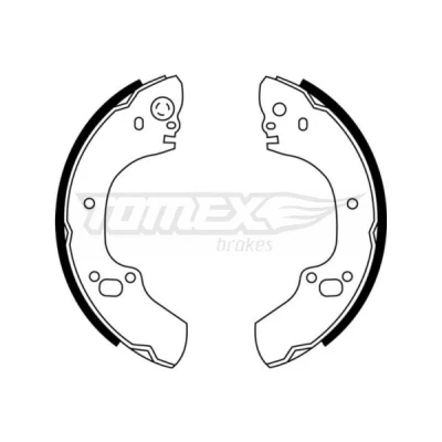 Kuva TOMEX brakes TX 22 88 Jarrukengät Taka akseli 295 45