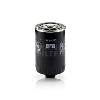 Kuva MANN FILTER W 940/13 Öljynsuodatin 3/4 16 UNF yhdellä peruutuksenestoventtiilillä Ruuvattava suodatin AUDI: 100 C4 Sedan, Avant