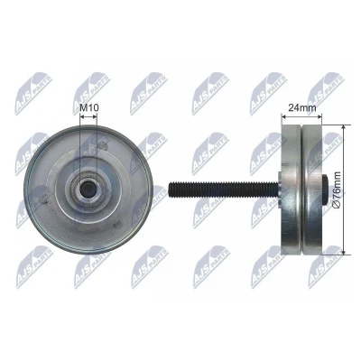 Kuva Ohjainrulla, moniurahihna SEAT, SKODA, VW OE 03D 145 276 A, D, E