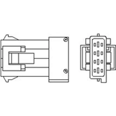 Kuva MAGNETI MARELLI 466016355140 Lambda Anturi Lämmitetty 4 CITROËN: C5 I Hatchback, PEUGEOT: 407 SW, Sedan