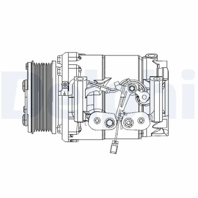 Kuva DELPHI CS20492 Ilmastoinnin Kompressori Scroll type PAG 46 kompressoriöljyllä HONDA: CR V 2