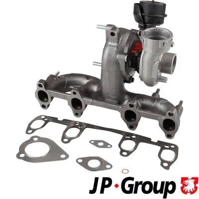 Kuva JP GROUP 1117404700 Turboahdin Pakokaasuahdin sis. tiivistesarjan VOLKSWAGEN: Golf 4 Variant,