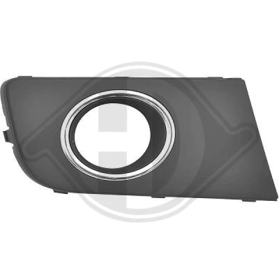 Kuva DIEDERICHS 2275038 Puskurin Ritilä Oikea Sumuvaloilla vasrustetuille autoille VOLKSWAGEN: Amarok Pick up