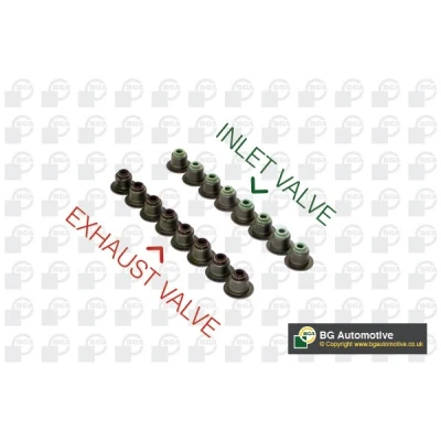 Kuva Tiivistesarja, venttiilivarsi CHRYSLER, CITROËN, FIAT, FORD, IVECO, JEEP, MAZDA, NISSAN, OPEL, PEUGEOT, RENAULT, RENAULT TRUCKS, VAUXHALL OE 16208