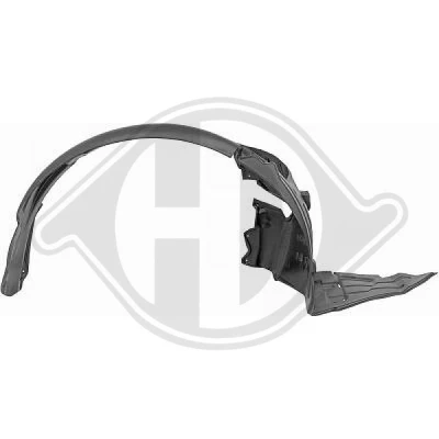 Kuva DIEDERICHS 4474008 Sisälokasuoja Eteen, oikea RENAULT: LAGUNA 3