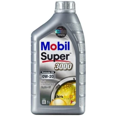 Kuva Moottoriöljy Mobil Super 3000 Formula OV C5 0W 20, 1L, Universal 1875241 OE GM dexosD