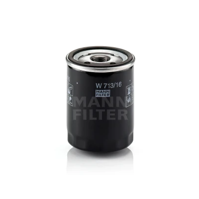 Kuva MANN FILTER W 713/16 Öljynsuodatin M 20 X 1.5 yhdellä peruutuksenestoventtiilillä Ruuvattava suodatin FIAT: Punto II Hatchback, Stilo Multi Wagon