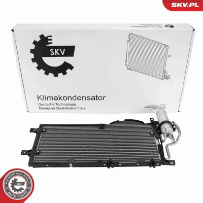 Kuva ESEN SKV 86SKV206 Ilmastoinnin Lauhdutin ilman vedenerotinta Alumiini 594mm OPEL: Tigra Twintop