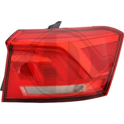 Kuva DIEDERICHS 2240890 Takavalot Oikea Uloin osa LED Punainen Lampun kannalla
