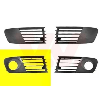 Kuva VAN WEZEL 4917594 Puskurin Ritilä reikä/reiät sumuvaloille Eteen, oikea SEAT: Ibiza 3