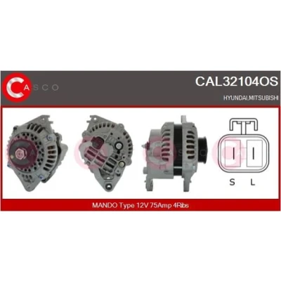 Kuva CASCO CAL15117AS Laturi 12V 80A FIAT: Ducato II Flatbed Kuorma auto/Alusta
