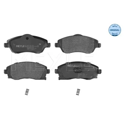Kuva MEYLE 025 232 2517 Jarrupalat ORIGINAL Quality Etuakseli akustisella kulumavaroittimella Pidikkeellä, Huudonvaimennuspellillä OPEL: Meriva A