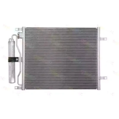 Kuva THERMOTEC KTT110435 Ilmastoinnin Lauhdutin Vedenerottimella 15,5 10,1 Alumiini 440 R 134a NISSAN: MICRA 3