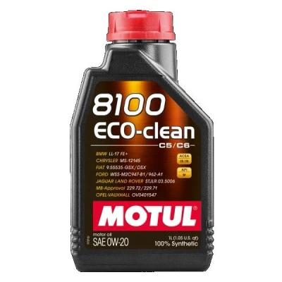 Kuva Motul ECO CLEAN 0W 20 1l Moottoriöljy 108813 BMW: 1 Hatchback, 3 Sedan, 4 Coupe, MERCEDES BENZ: C sarja T modell, E modell