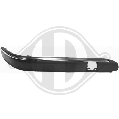 Kuva DIEDERICHS Priority Parts 1671162 Puskurin Lista Eteen, oikea kromattu raita MERCEDES BENZ: C sarja Sedan
