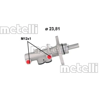 Kuva METELLI 05 1200 Jarrupääsylinteri 23,81 Alumiini