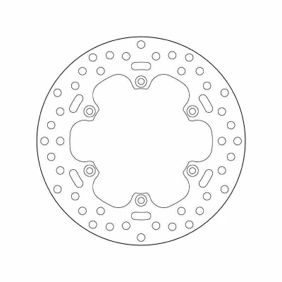Kuva BREMBO Jarrulevy Fixed , Serie Oro Edessä 240mm 4mm 4 reijitetty 68B40769 Jarrulevyt