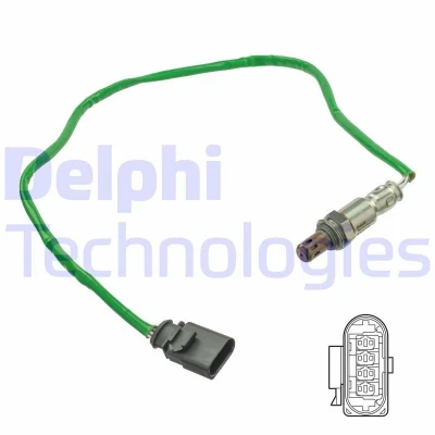 Kuva DELPHI ES21206 12B1 Lambda Anturi Planarsondi, Lämmitetty VOLKSWAGEN: Golf 7, SEAT: Leon III Hatchback, AUDI: A3 Sportback