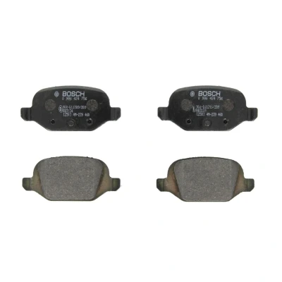 Kuva BOSCH 0 986 424 756 Jarrupalat Low Metallic asennusohjeella FIAT: Punto II Hatchback