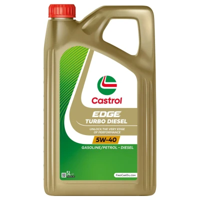 Kuva Castrol EDGE TURBO DIESEL 5W 40 5l Moottoriöljy 15F81B MERCEDES BENZ: C sarja T modell, Sprinter 3.5 Bussi, E Sedan