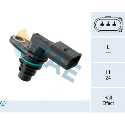 Kuva Tunnistin, nokka akselin ajoitus Audi, Porsche, Seat, Skoda, Vw OE 030 907 601 C, D, E