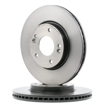 Kuva BREMBO COATED DISC LINE 09.C249.11 Jarrulevyt 280 23 5 tuuletettu sisältä pinnoitettu hiiliteräs Ruuveilla KIA: cee‘d II Sportswagon