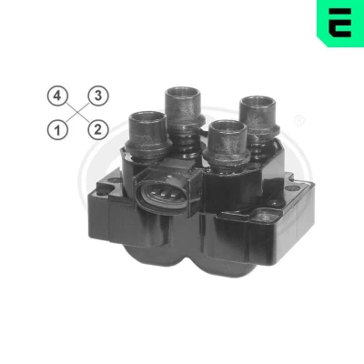 Kuva ERA 880048A Sytytyspuola 3 FORD: FIESTA 4, KA Hatchback, ESCORT 4 Cabriolet, MAZDA: FAMILIA 6, Premacy, 626 V Sedan