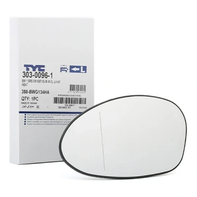 Kuva TYC 303 0098 1 Sivupeilin Lasi Vasen BMW: 3 Touring, Sedan, Hatchback
