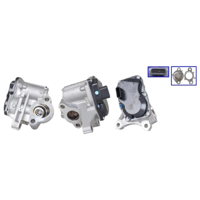Kuva ELSTOCK 73 0290 EGR Venttiili Sähköinen Asennusmateriaalilla Matalapainepuoli NISSAN: Qashqai 2, MERCEDES BENZ: Vito Van, OPEL: Vivaro B Van