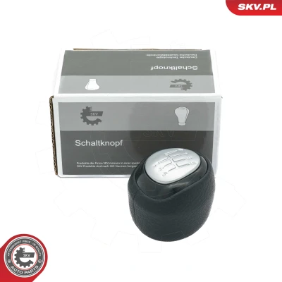 Kuva ESEN SKV 63SKV113 Vaihdekepin nuppi 6 vaihteinen PU (polyuretaani), Nahka