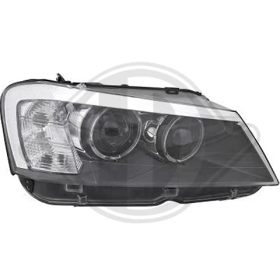 Kuva DIEDERICHS 1276984 Ajovaloumpio Oikea LED, D1S Bi xenon Ilman tarvikkeita Valokorkeussäätimen moottorilla BMW: X3