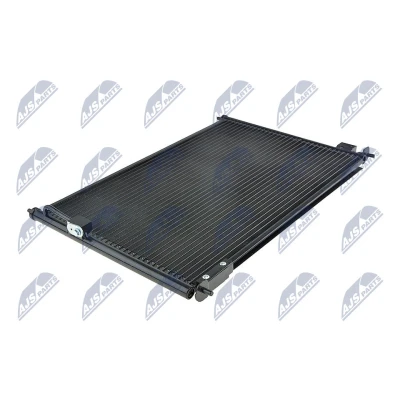 Kuva NTY CCS HD 020 Ilmastoinnin Lauhdutin ilman vedenerotinta Alumiini HONDA: CIVIC 7 Hatchback