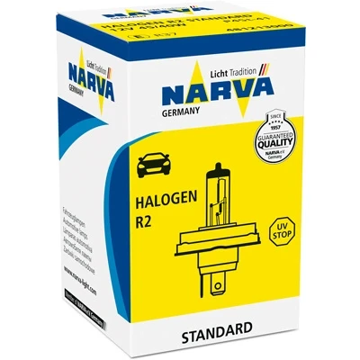 Kuva NARVA 481213000 Polttimo, kaukovalo R2 (Bilux) 12V 45/40W Halogeeni