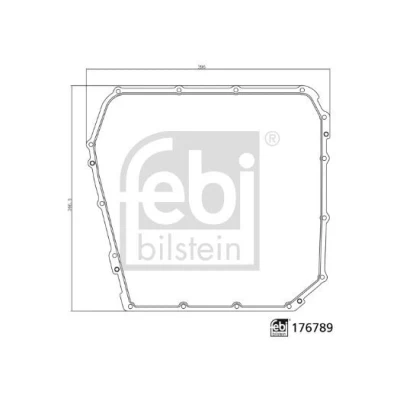 Kuva FEBI BILSTEIN 176789 Tiiviste, Automaattivaihteiston Öljypohja