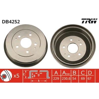 Kuva TRW DB4252 Jarrurumpu