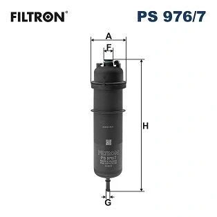 Kuva FILTRON PS 976/7 Polttoainesuodatin Letkusuodatin 19,5 8 BMW: 5 Sedan, Touring, 7