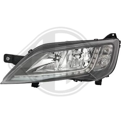 Kuva DIEDERICHS 3484985 Ajovaloumpio Vasen H7/H7 musta FIAT: Ducato III Van, Flatbed Kuorma auto / Alusta, Bussi