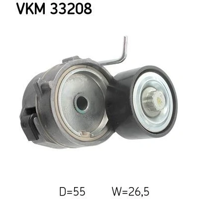 Kuva SKF VKM 33208 Kiristysrulla CITROËN: C3 II, C4 Grand Picasso 2, PEUGEOT: 208 I Hatchback, 2008 Farmari