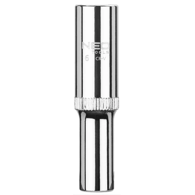 Kuva NEO TOOLS 08 239 Hylsyavain 1/4 3124 6 mm Kromi vanadium teräs SuperLock