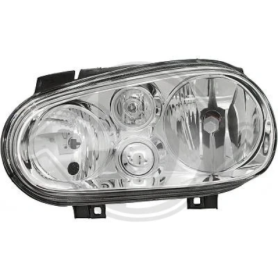 Kuva DIEDERICHS 2213089 Ajovaloumpio Vasen H7, H7/H1, H1 Ilman sumuvaloa Oikeanpuoleiselle liikenteelle sähkömoottoria VOLKSWAGEN: Golf 4 Variant