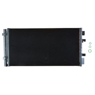 Kuva NRF EASY FIT 35938 Ilmastoinnin Lauhdutin Vedenerottimella, Tiivisterenkaalla 15,5 10,1 Alumiini 640 RENAULT: MEGANE 3 Grandtour