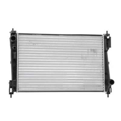 Kuva NRF 53455A Jäähdytin Alumiini 620 398 23 Jäähdytysrivat mekaan. kiinnitetyt OPEL: Corsa D Hatchback, FIAT: Grande Punto Hatchback