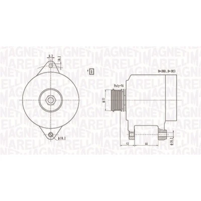 Kuva Laturi CITROËN JUMPER Flak/chassi, FIAT DUCATO Buss, Skåp OE 98490186