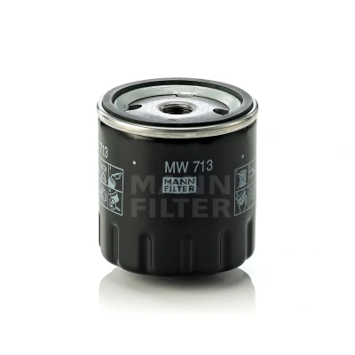Kuva MANN FILTER MW 713 Öljynsuodatin M 16 X 1.5 yhdellä peruutuksenestoventtiilillä Ruuvattava suodatin