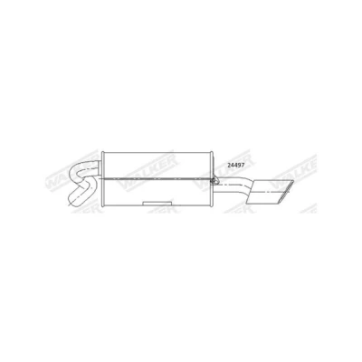 Kuva Äänenvaimennin, soikea VOLVO XC90 I, VAN I OE 31372039