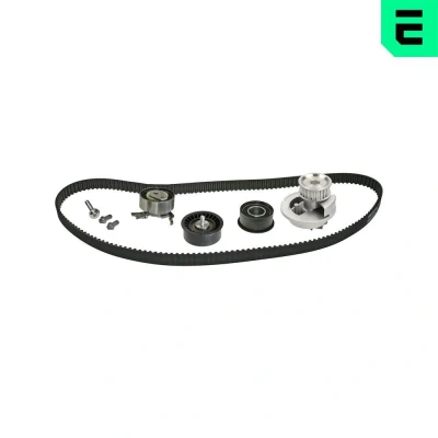 Kuva OPTIMAL SK 1073AQ2 Vesipumppu + Jakohihnasarja Asennusmateriaalilla, Vesipumpulla 169 OPEL: Vectra B Sedan, Farmari, CC